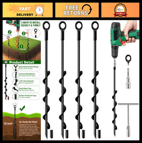 Heavy duty ground anchors - heavy,