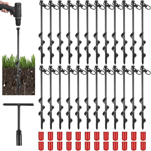 Ground anchors screw tent - anchors,