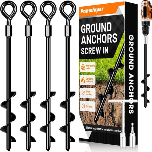 Ground anchors screw - anchors,