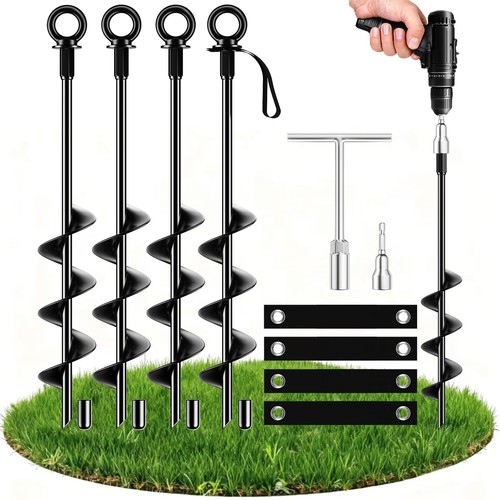 Ground anchors heavy duty tent - ground,