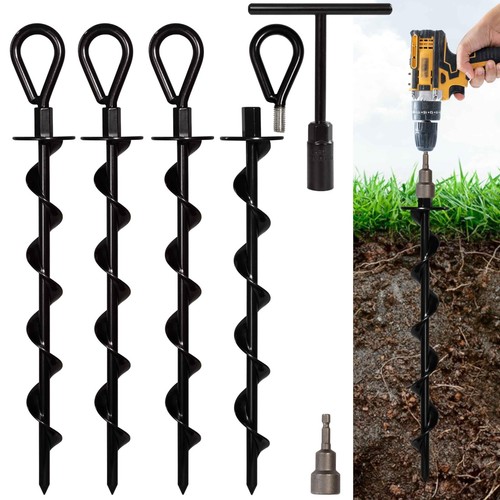 Heavy duty ground anchors - 15",
