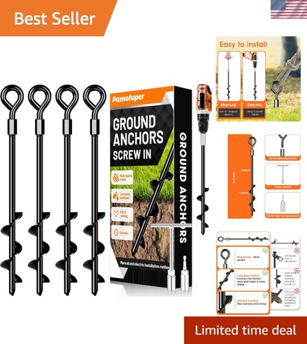 Ground anchors screw - ground,