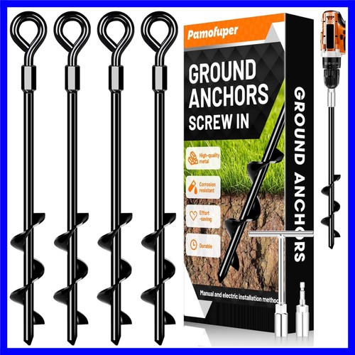 Ground anchors screw - ground,