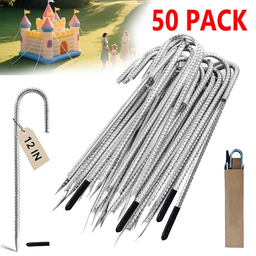 50x rebar stakes pegs - 12'',