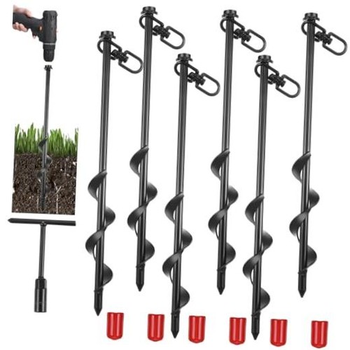 Ground anchors screw - screw, tent