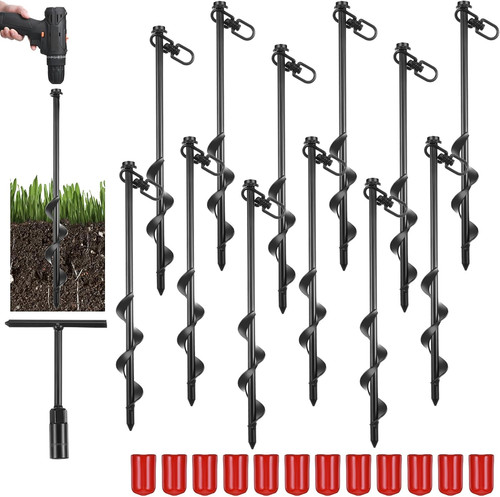 Pcs ground anchors - 6/12/24/36,